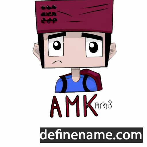 cartoon of the name Akami