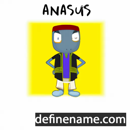 cartoon of the name Akanisi