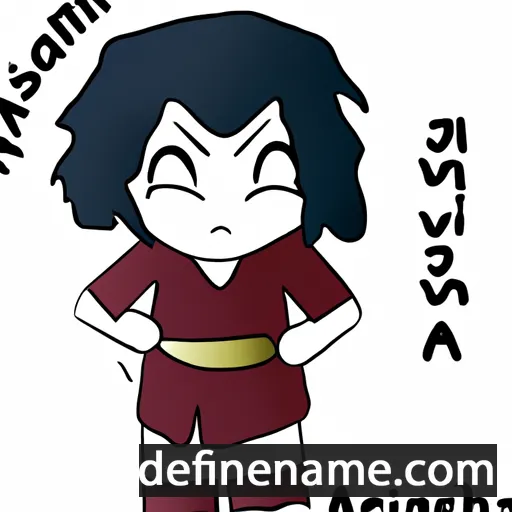 cartoon of the name Akashagamini