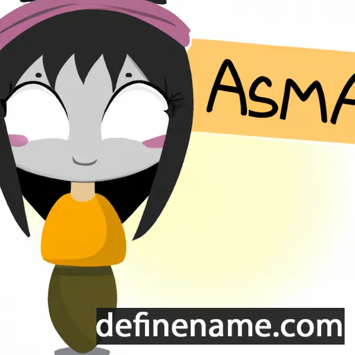 cartoon of the name Akasma