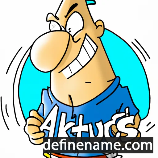 cartoon of the name Akatius