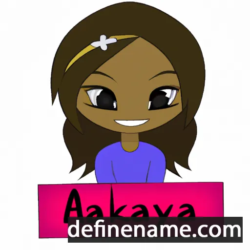 Akayla cartoon