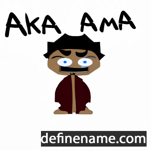 cartoon of the name Akeakamai