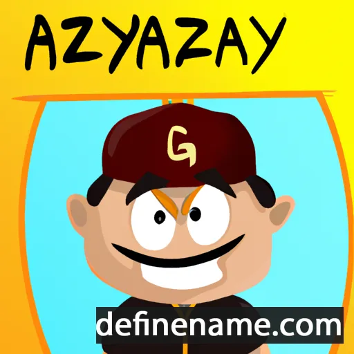 cartoon of the name Akgyz