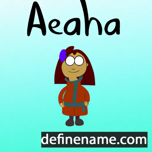 cartoon of the name Akheda