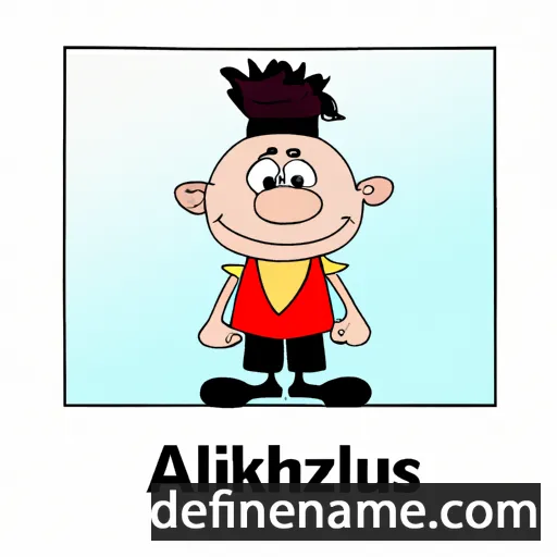 cartoon of the name Akhilleusz