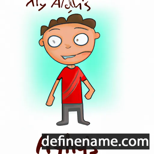 Akhlys cartoon