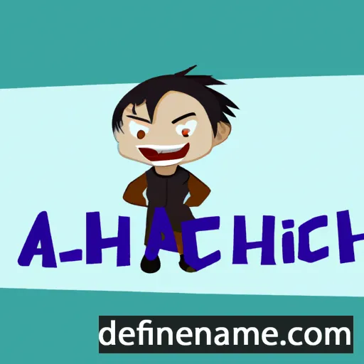 cartoon of the name Akichika