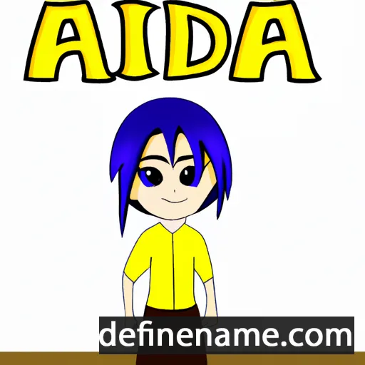 cartoon of the name Akida