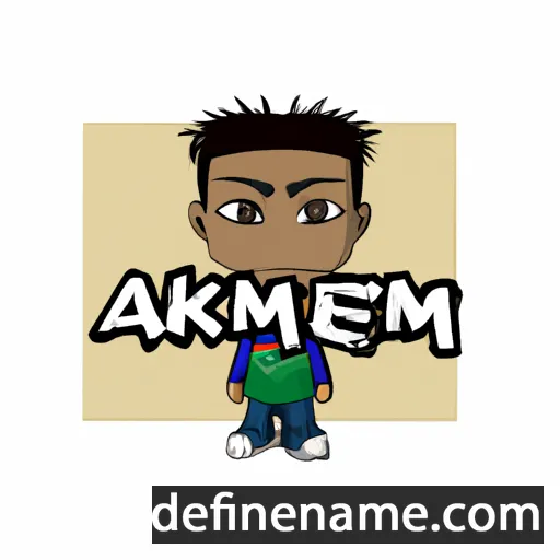 Akiem cartoon