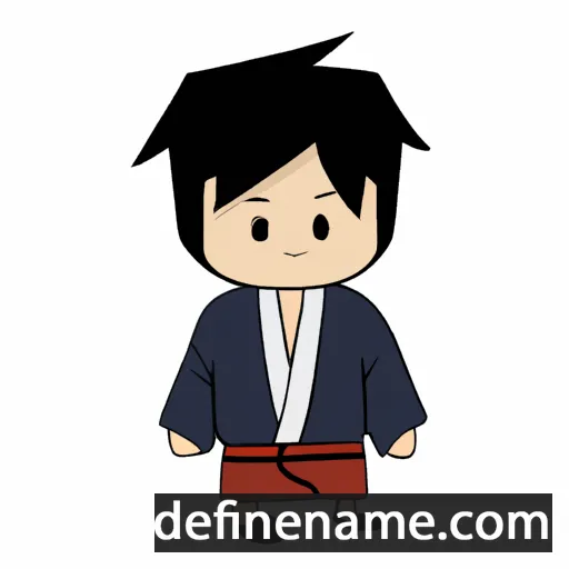 cartoon of the name Akifumi