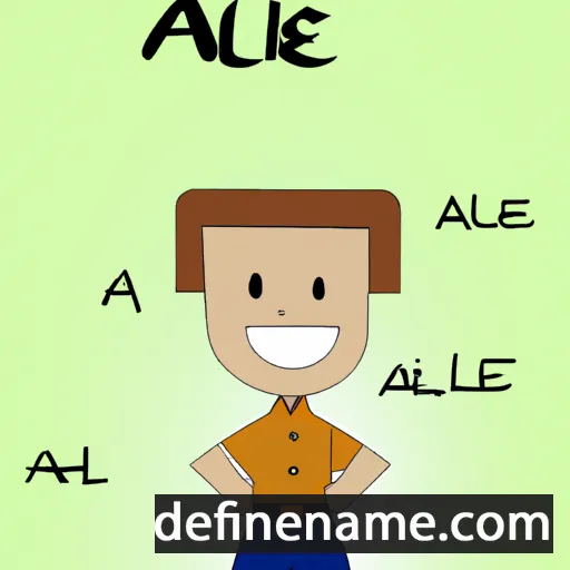 cartoon of the name Âle