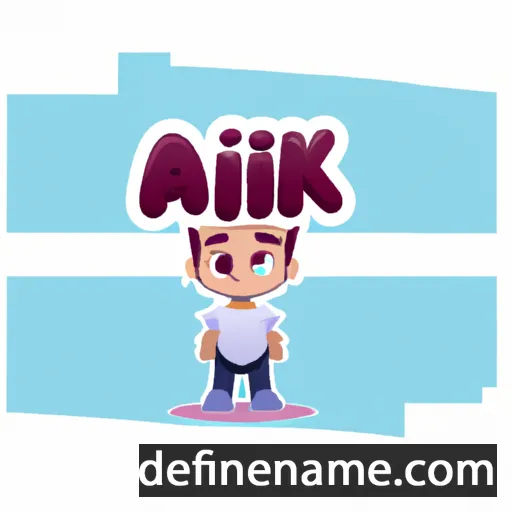 cartoon of the name Akiki