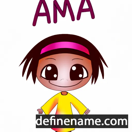 cartoon of the name Akima