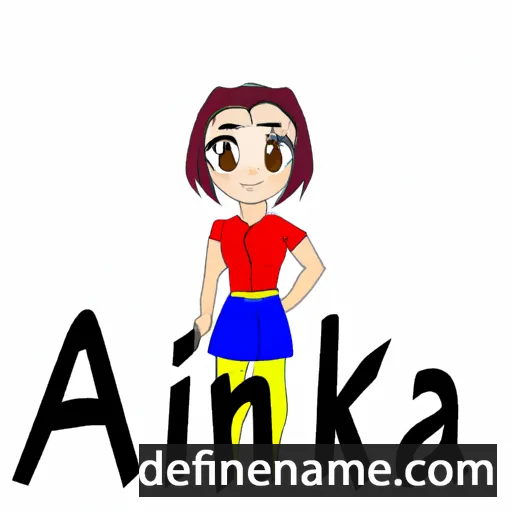 Akina cartoon