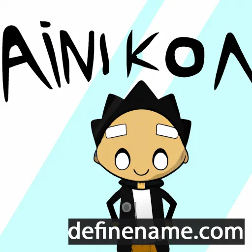 cartoon of the name Akinori