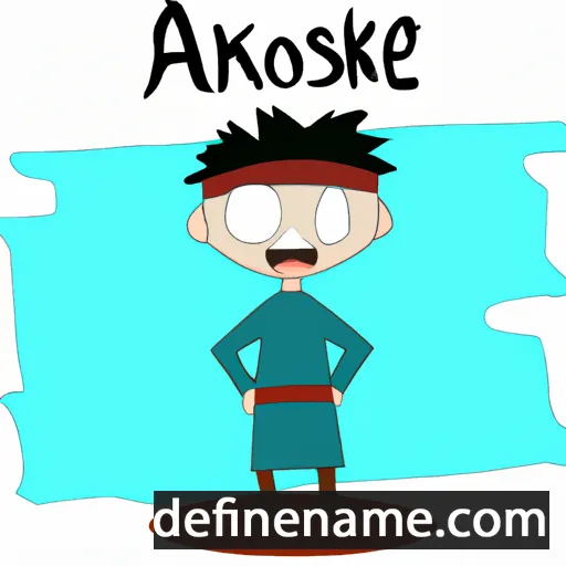 cartoon of the name Akinosuke