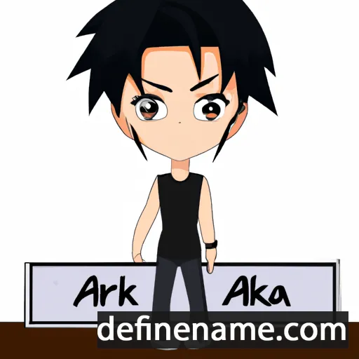 cartoon of the name Akira