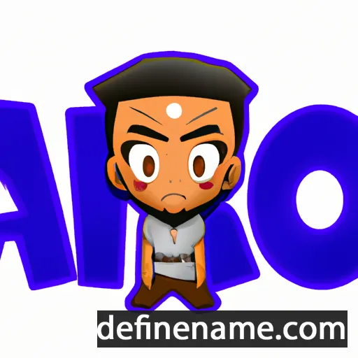 cartoon of the name Akiro