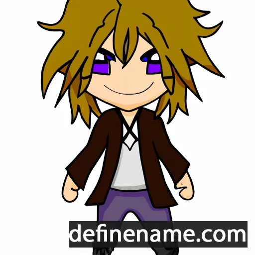 cartoon of the name Akise