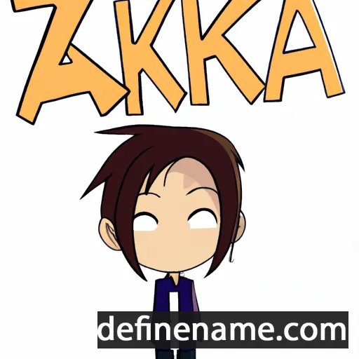 Akiza cartoon