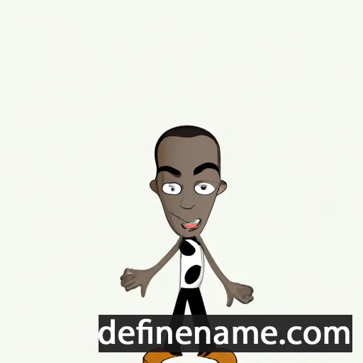 cartoon of the name Akon