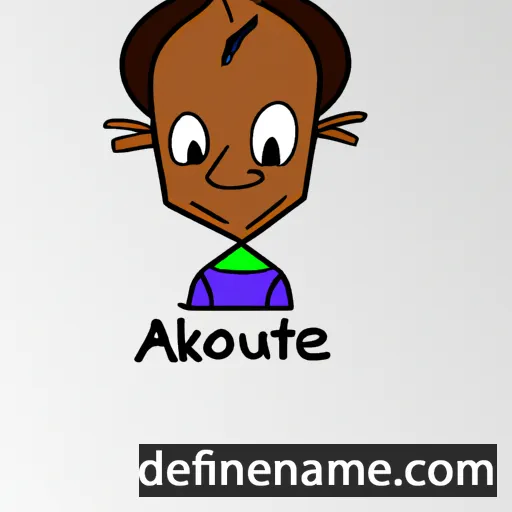 Akouete cartoon