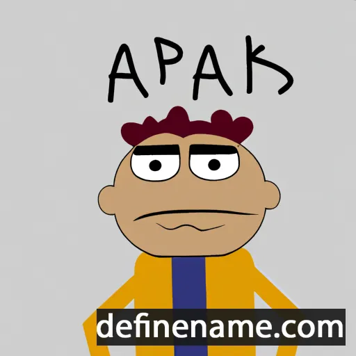 cartoon of the name Akpars