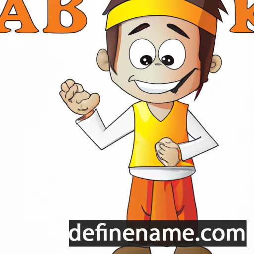 cartoon of the name Akrab