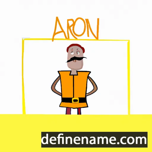 cartoon of the name Akron