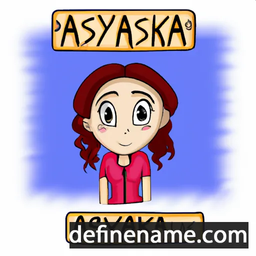 cartoon of the name Akrysha