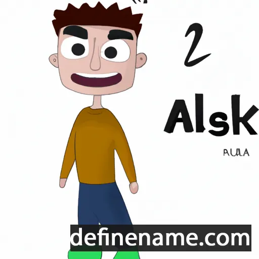 cartoon of the name Aksal