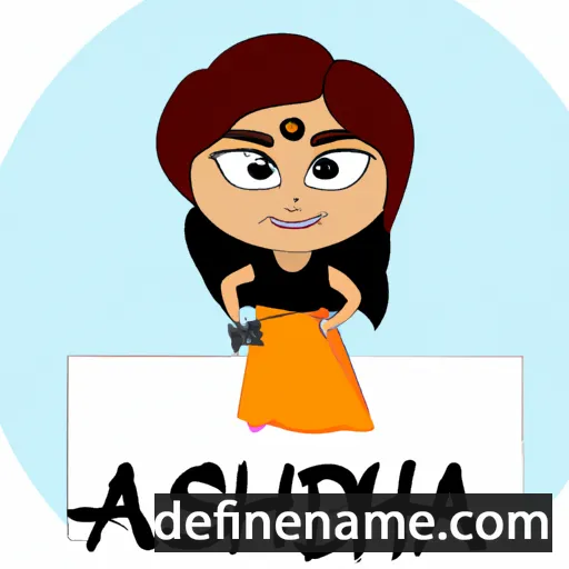 cartoon of the name Akshadha