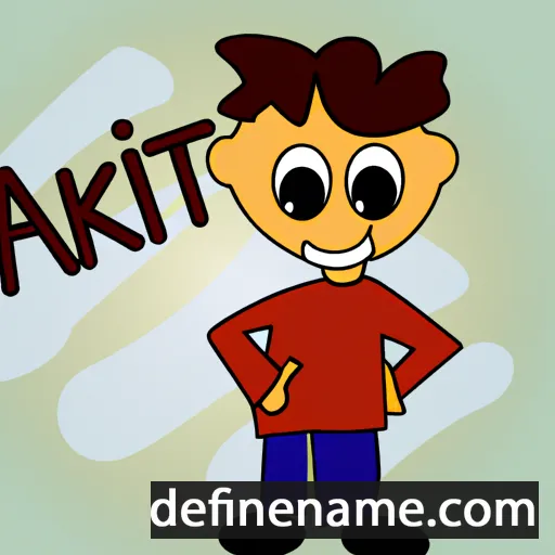 Akshit cartoon