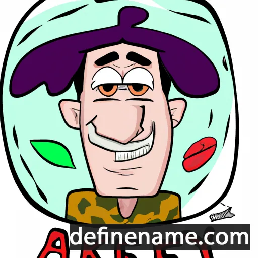 cartoon of the name Aktey