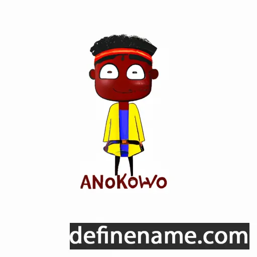 cartoon of the name Akwokwo