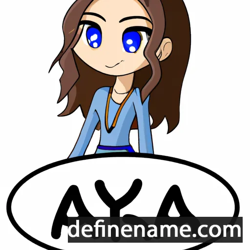 cartoon of the name Akyra