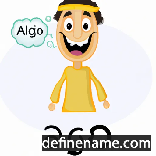 cartoon of the name Alaaq