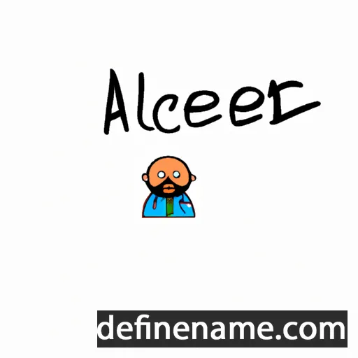 cartoon of the name Alacer