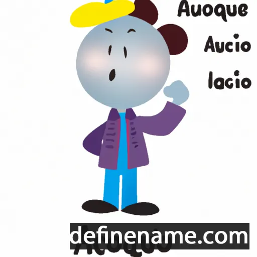 cartoon of the name Alacoque