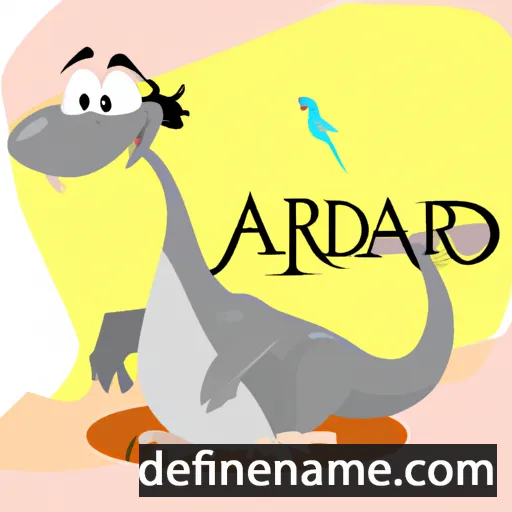 Aladar cartoon