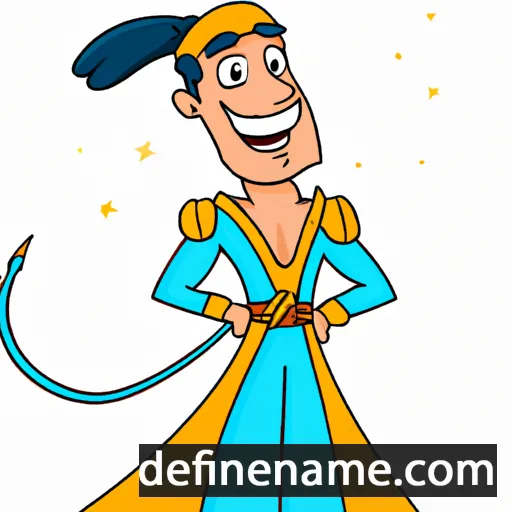 cartoon of the name Aladino