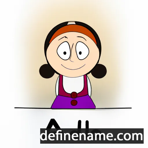 cartoon of the name Alaïda