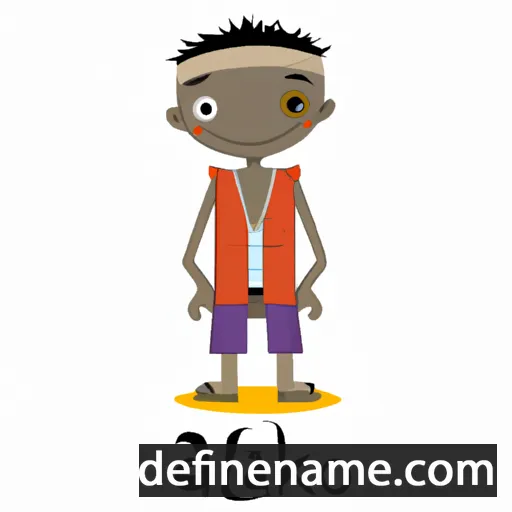 cartoon of the name Alako