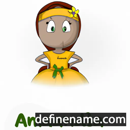 cartoon of the name Alamanda