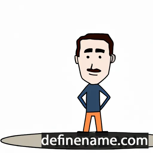 cartoon of the name Alan