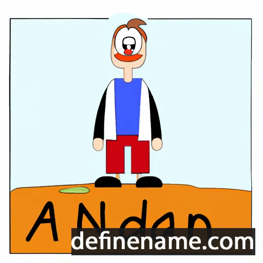 cartoon of the name Aland