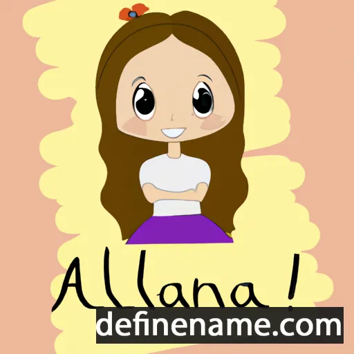 Alannia cartoon