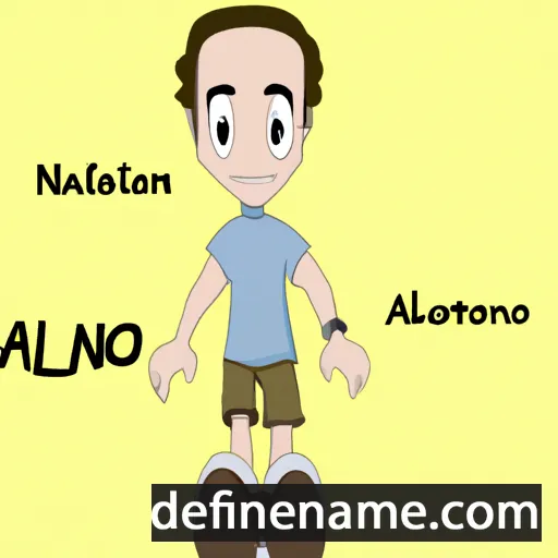 cartoon of the name Alano