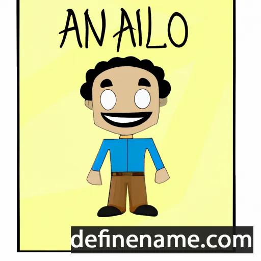 cartoon of the name Alano